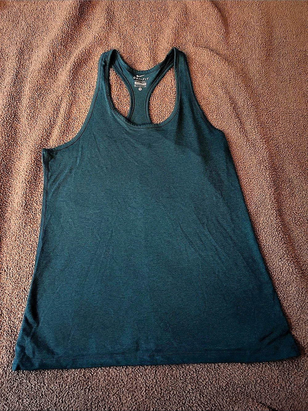 Nike DRI-FIT Racerback Athletic Teal Tank